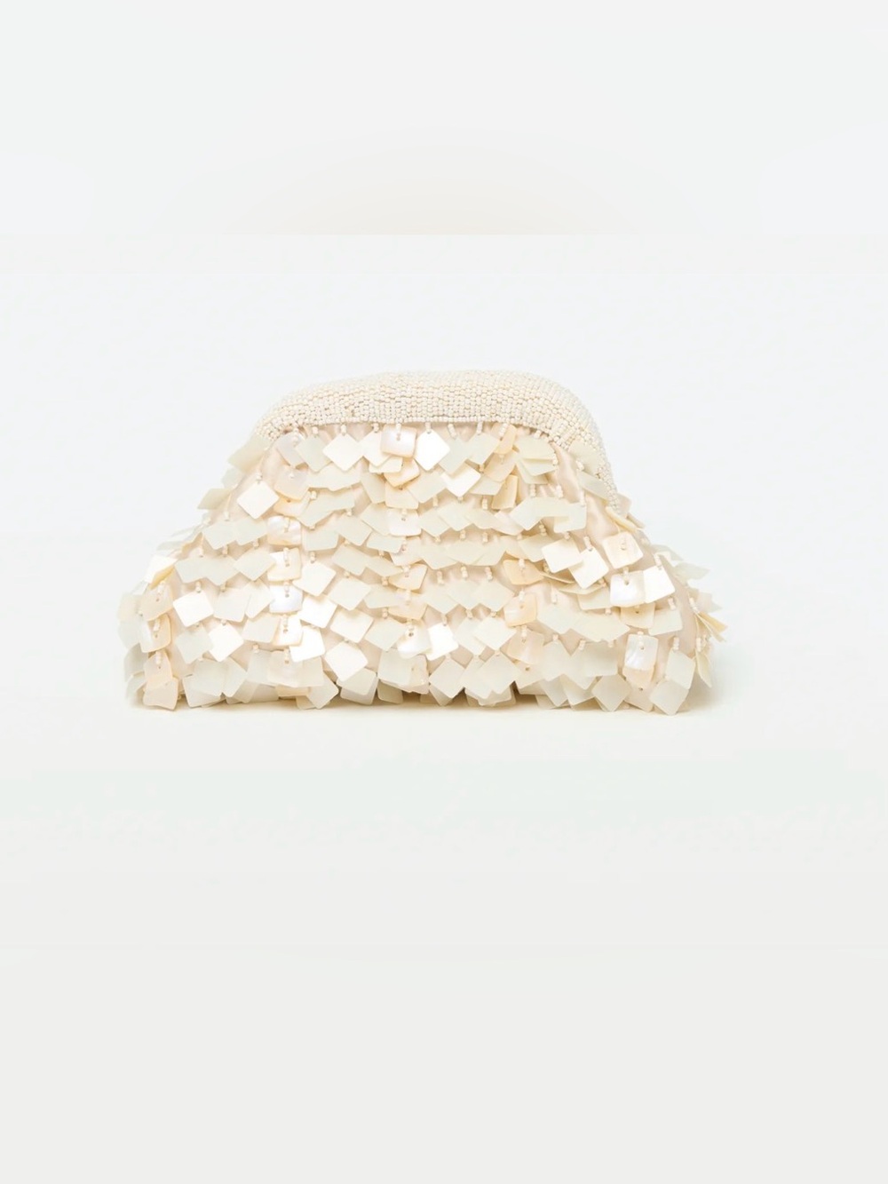 🔘l*space “Vienna” Ivory Clutch